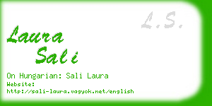 laura sali business card